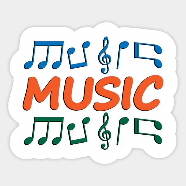 Music logo design Sticker by DinaShalash